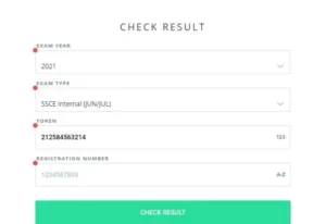 neco result token