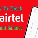 Airtel balance